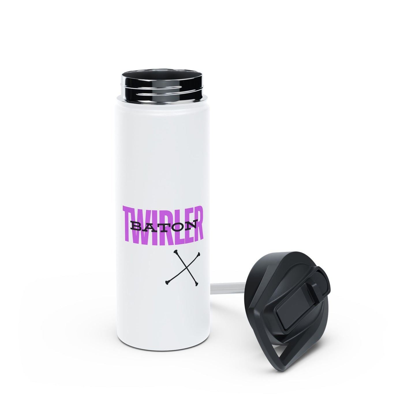 Stainless Steel Water Bottle, Standard Lid