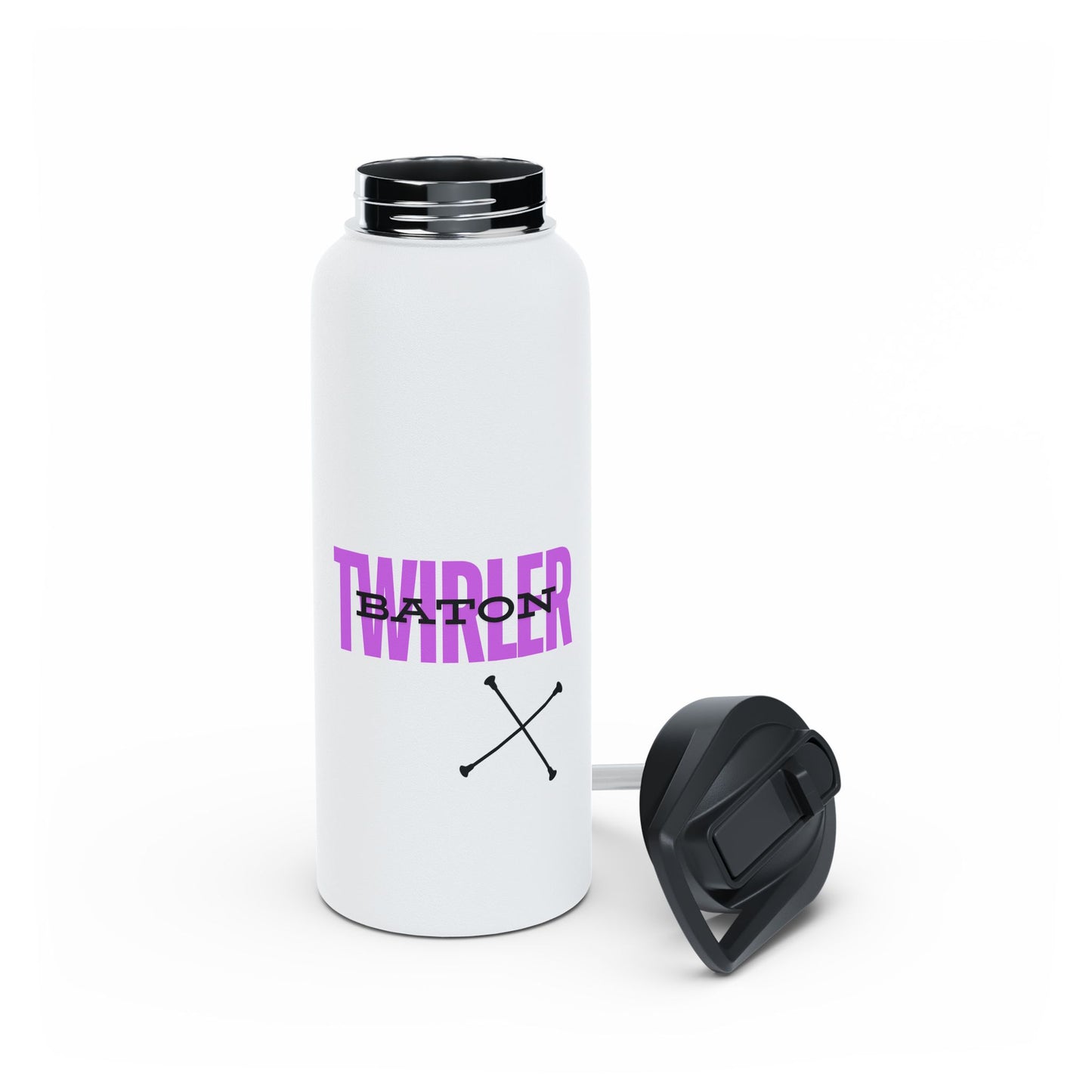 Stainless Steel Water Bottle, Standard Lid
